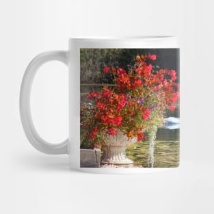 Swan And Flowers Mug